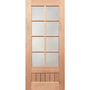 Paddington 8L-VGroove Internal Door - Decorative Glass