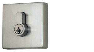 Nidus Lonsdale Square Eurobolt - Double Cylinder Visual Chrome