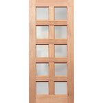 Regal 10G  frosted 10-panel door with simple charm