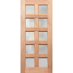 Regal 10G  frosted 10-panel door with simple charm