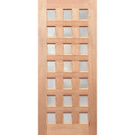 Regal 21G  frosted-glass entry door with 21 panels
