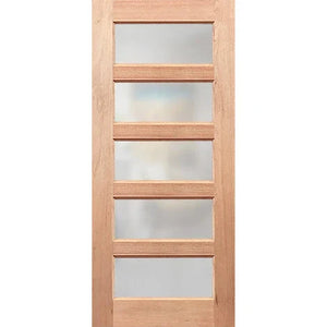 Regal 5G  clean lined door with soft privacy glass