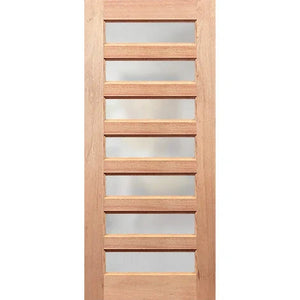 Regal 7G  satin-finish glass framed in timber