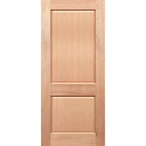 Elegant vertical split panels in door