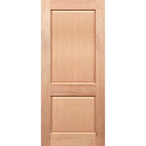 Elegant vertical split panels in door