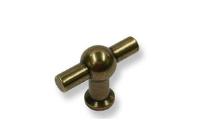 Brass-colored metal object on a white background