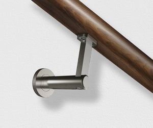 Nidus Mardeco Hand Rail Bracket, Round base, wall mounted, Finish Complies with BIA acceptable solution D1/AS1 Concealed fixing