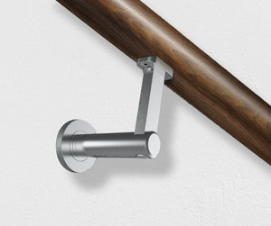 Nidus Mardeco Hand Rail Bracket, Round base, wall mounted, Finish Complies with BIA acceptable solution D1/AS1 Concealed fixing
