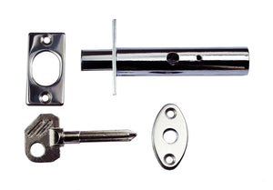 Nidus Security door bolt polished stainless steel