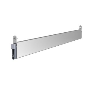 Metal shelf bracket on a transparent background