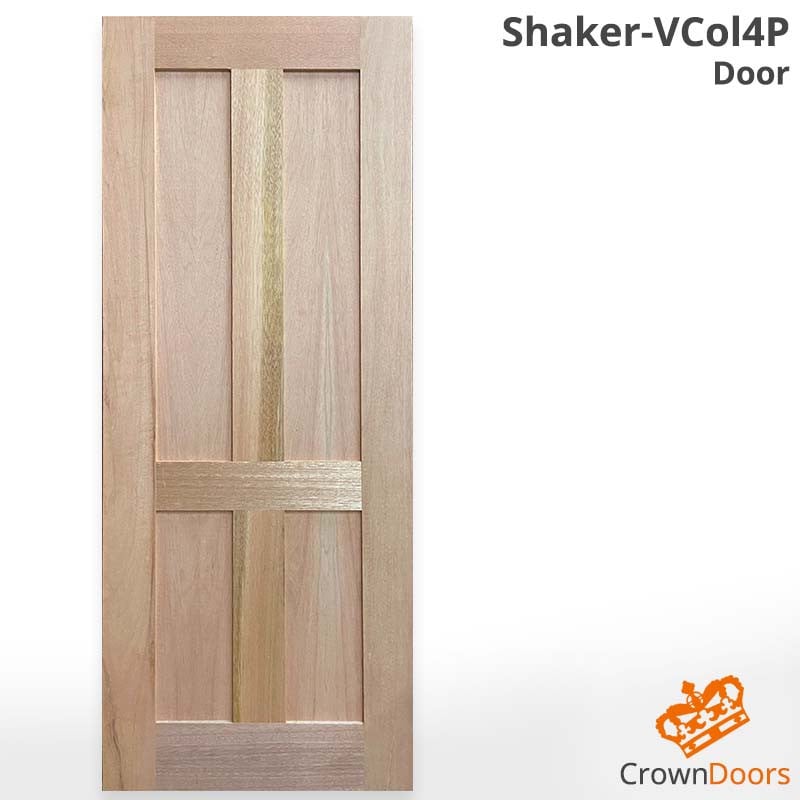 Shaker-VCol4P polished solid engineered wood home entry