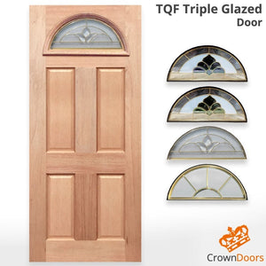 TQF Triple Glazed Solid Timber Internal Door - Unglazed