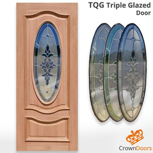 TQG Triple Glazed Solid Timber Internal Door - Unglazed