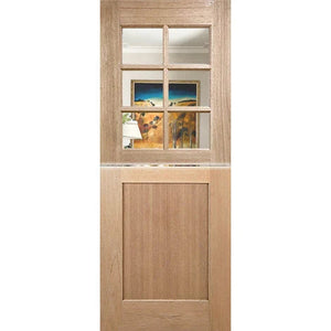 Dutch Double 6L Entrance Door - Clear Glass