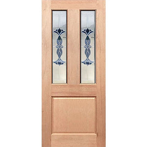 Traditional-1P Entrance Door - Triple Glaze Glass