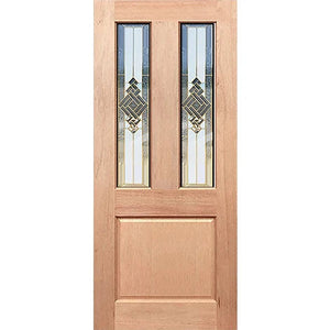 Traditional-1P Entrance Door - Triple Glaze Glass
