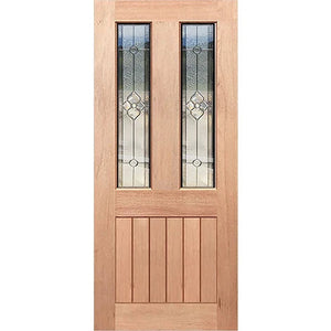 Traditional-VGroove Entrance Door - Triple Glaze