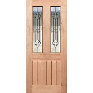 Traditional-VGroove Entrance Door - Triple Glaze