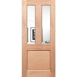Traditional-1P Entrance Door - Decorative Glass Options