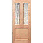 Minimalist Seadrift look in traditional door