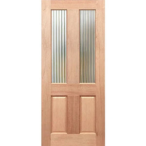 Traditional Entrance Door - Decorative Glass