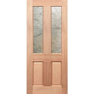Patterned Rice Paper glass in entrance design