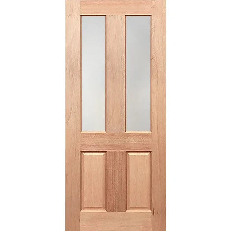 Simple elegance in translucent front door