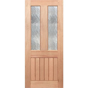 Traditional-VGroove Entrance - Decorative Glass Options