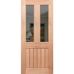 Traditional-VGroove Entrance Door - Laminated Glass
