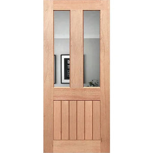 Traditional-VGroove Entrance - Decorative Glass