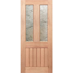 Traditional-VGroove Entrance - Decorative Glass