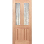 Soft rustic woodgrain door with Seadrift tone