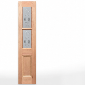 Victorian-2L SL Entrance Door - Multi-Colour Frost