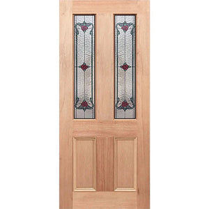 Victorian-G Entrance Door - Multi-Colour Frost