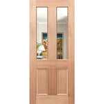 5mm laminated clear glass in Edwardian-G door structure