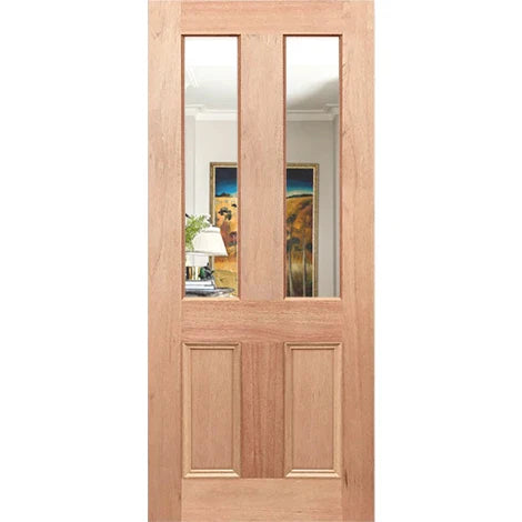 5mm laminated clear glass in Edwardian-G door structure