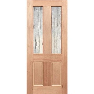 Glass panel with wavy Seadrift texture