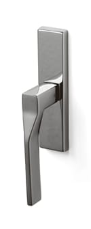 Modern door handle on a white background