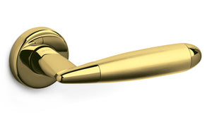 Olivari Aster Lever Set on Horizontal Square Plate