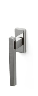 Modern door handle on a white background