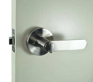 Nidus Spring Lever Privacy Set  Visual Brushed Nickel