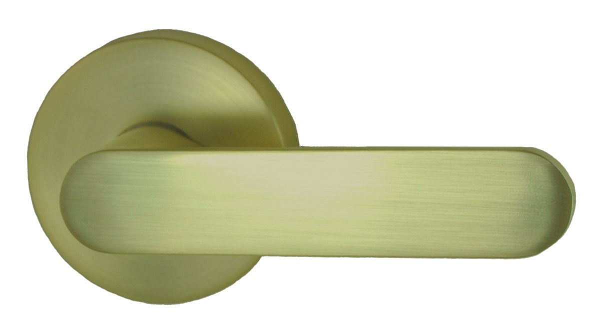 Nidus Spring Lever Passage Set  Visual Satin Brass