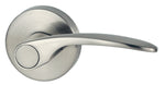 Nidus Collins Lever Passage Set  Visual Brushed Nickel