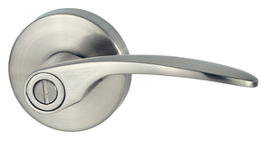 Nidus Collins Lever Privacy Set  Visual Brushed Nickel