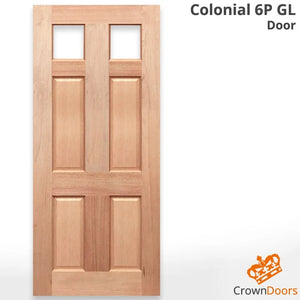 Colonial 6P GL Entrance Door - Unglazed