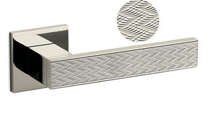 Olivari Diana Chevron Lever Furniture Set on Low Square Rose
