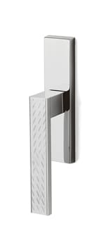 Chrome wall-mounted fixture on a white background