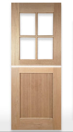 Dutch-4L Shaker door design with 'Crown Doors' logo on a white background