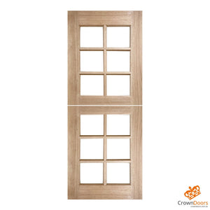 Dutch Double 6L Entrance Door - Unglazed