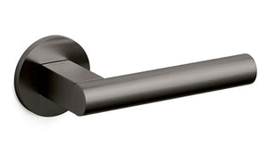 Olivari Euclide Lever Furniture Set on Low Round Rose